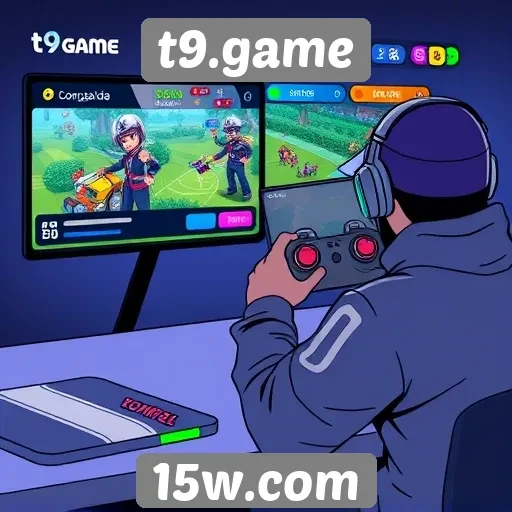 Análise da interface do usuário no t9.game